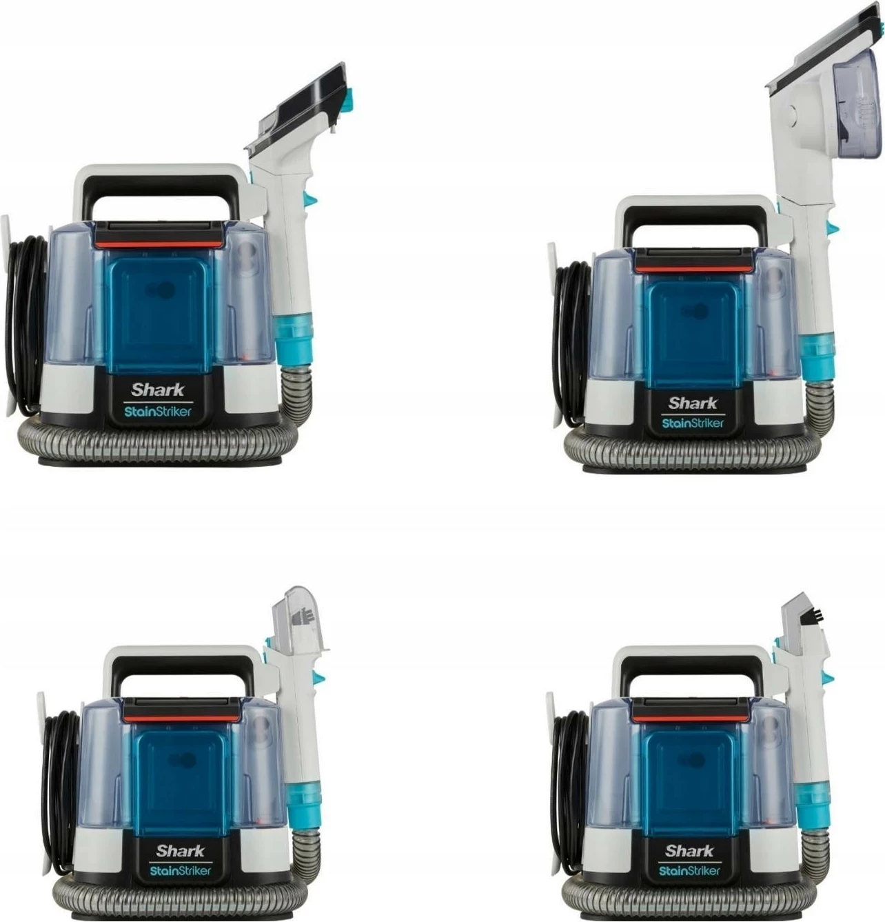 Pometno-vlažilni čistilec, Shark PX200EUT, bel