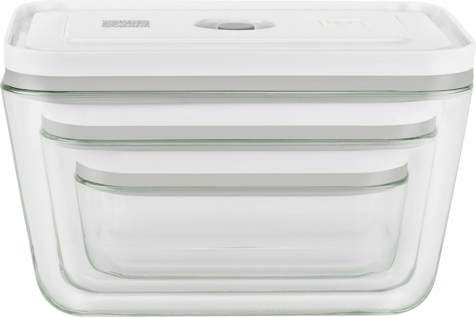 Set steklenih posod Fresh&Save Zwilling, 3 kosi, prozorne, bele