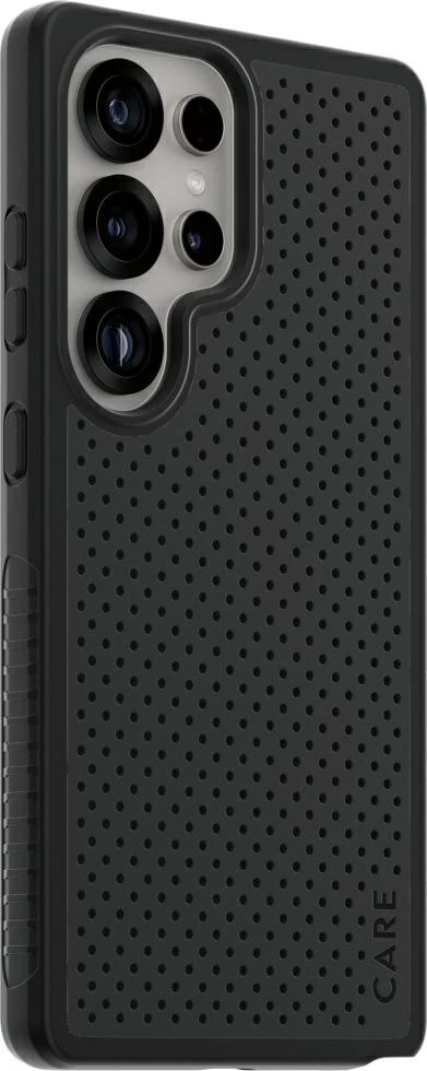 Ovitek za telefon PanzerGlass Heat Beat Case za Samsung Galaxy S25 Ultra, črn