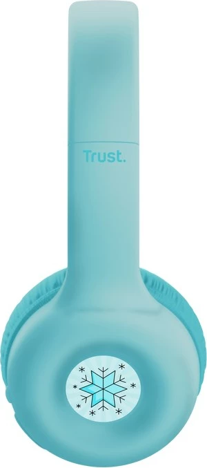 Slušalke brezžične ali z žico, Trust Nouna, Bluetooth, USB Type-C, modre