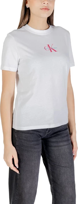Majica Calvin Klein Jeans ženska, bela