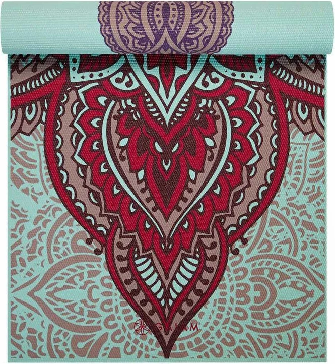 Joga tapis Gaiam Ara Rouge za ženske in moške, rdeč