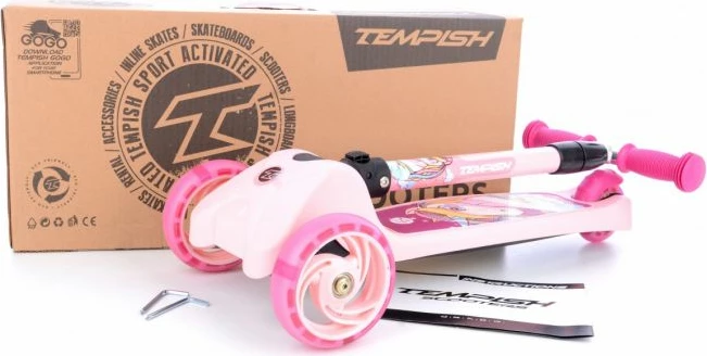 Trotinet za otroke, Tempish, zelen in rožnat