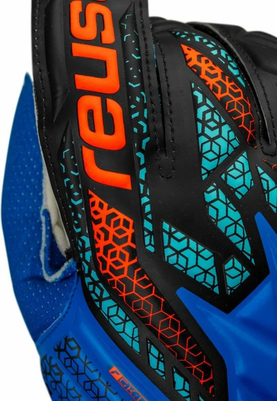 Ročne vratarske rokavice Reusch, moške, črno-modre