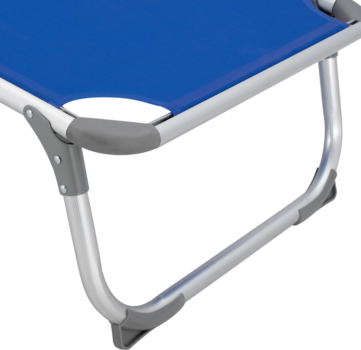 Ležalnik za plažo FH5054.01 težki tip modri aluminij 188x58x28-80 cm