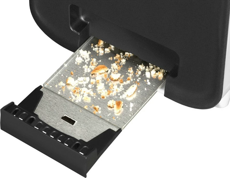 Toster, 2 rezini, 700 W, bel/črn UNOLD 38410