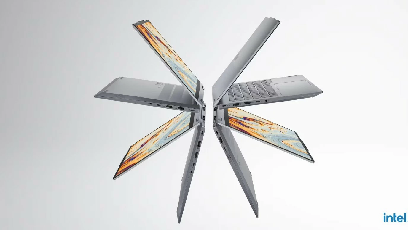 Prenosnik 2-v-1, 14" zaslon na dotik, Intel Core Ultra 5 225U, 16 GB RAM, 512 GB SSD, Luna Grey — Lenovo ThinkBook 14 G5