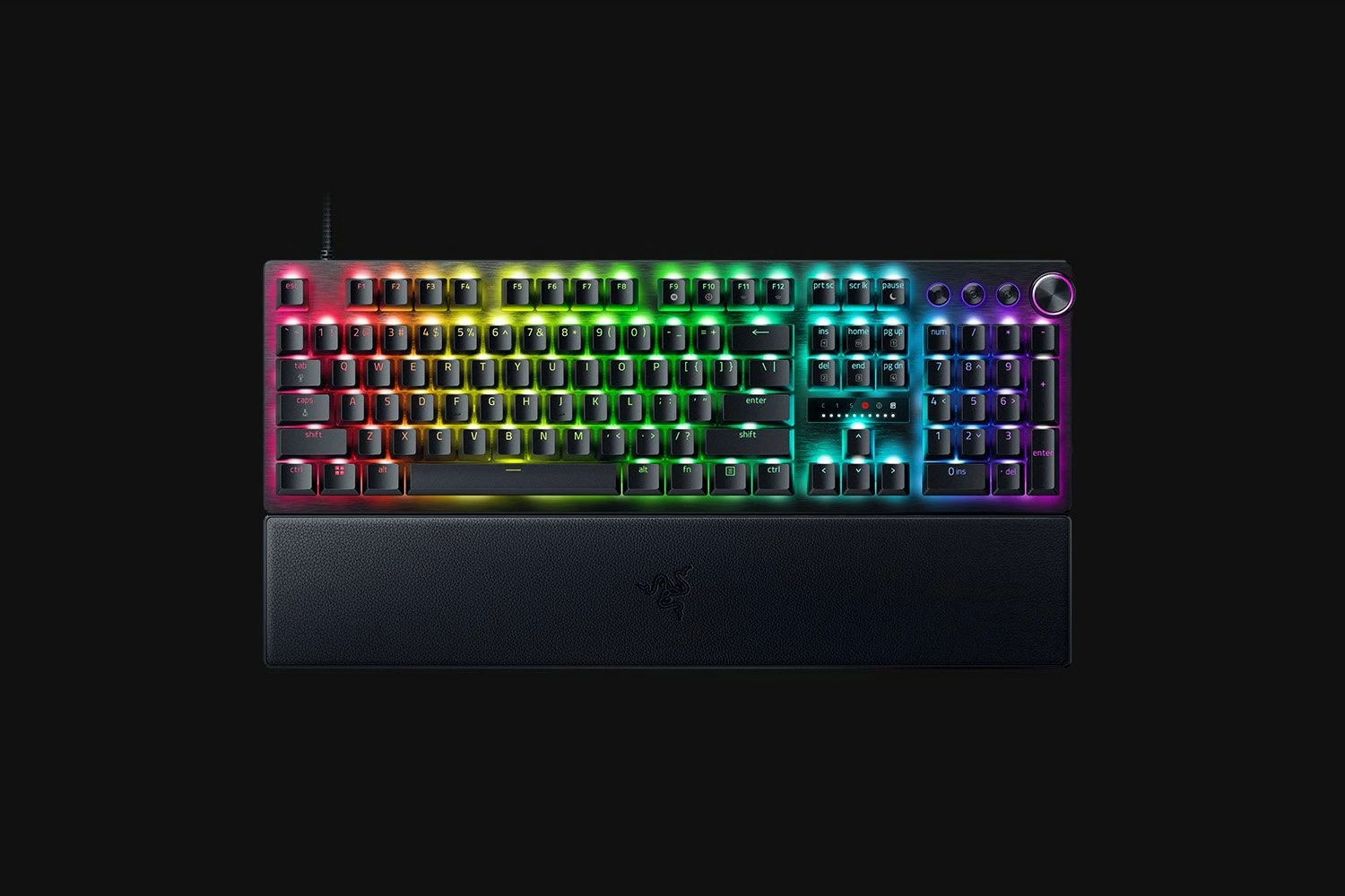 Gaming tipkovnica Razer Huntsman V3 Pro, RGB, polna velikost, QWERTZ, črna