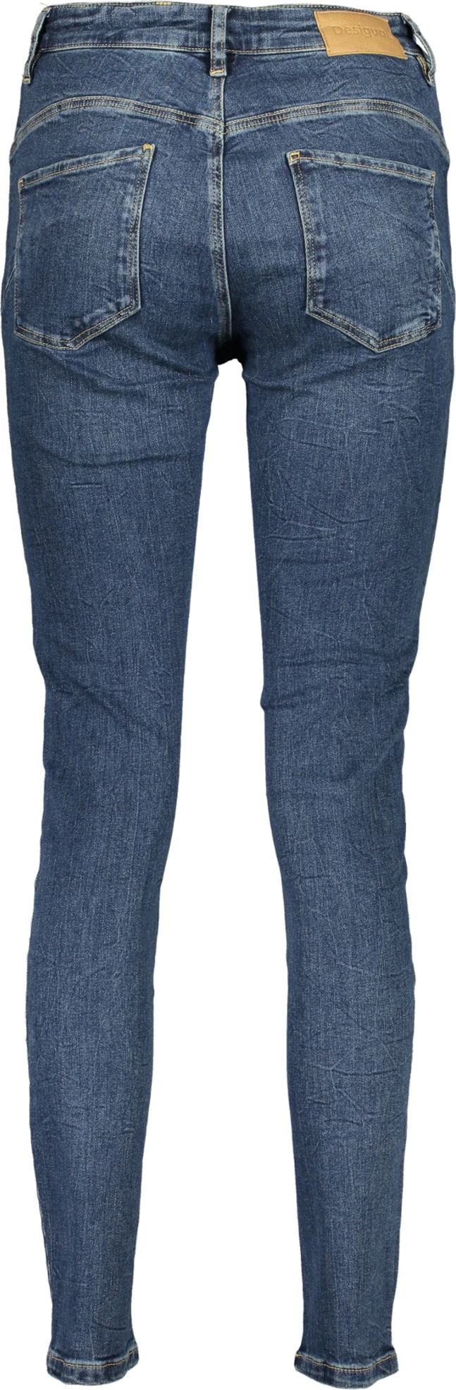 Slim fit kavbojke DESIGUAL za ženske, modre