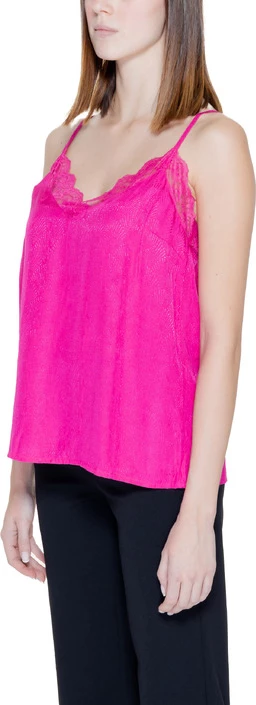 Majica brez rokavov Vila Clothes, fuksija