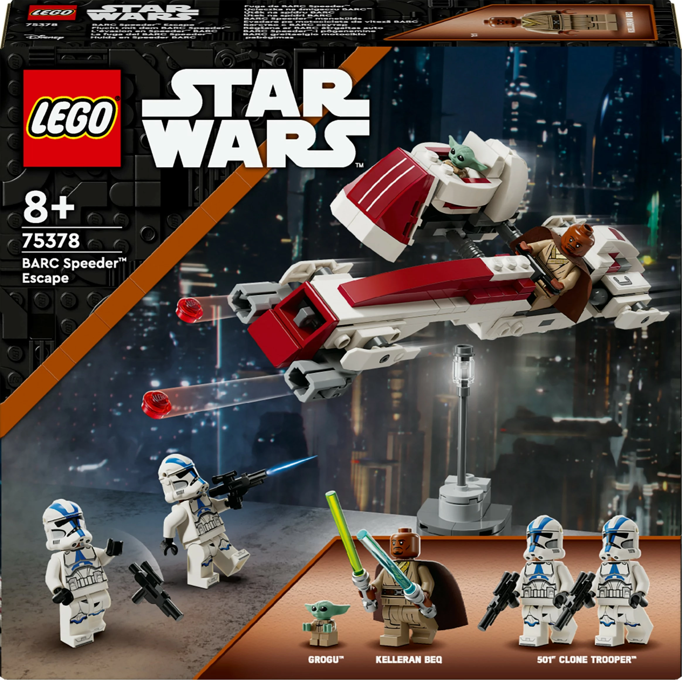Komplet za sestavljanje BARC Speeder Escape 75378, LEGO Star Wars, večbarven