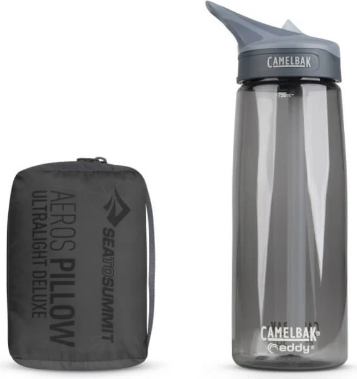 Napihljiv ultralahki jastuk Aeros Deluxe, Sea To Summit, siva