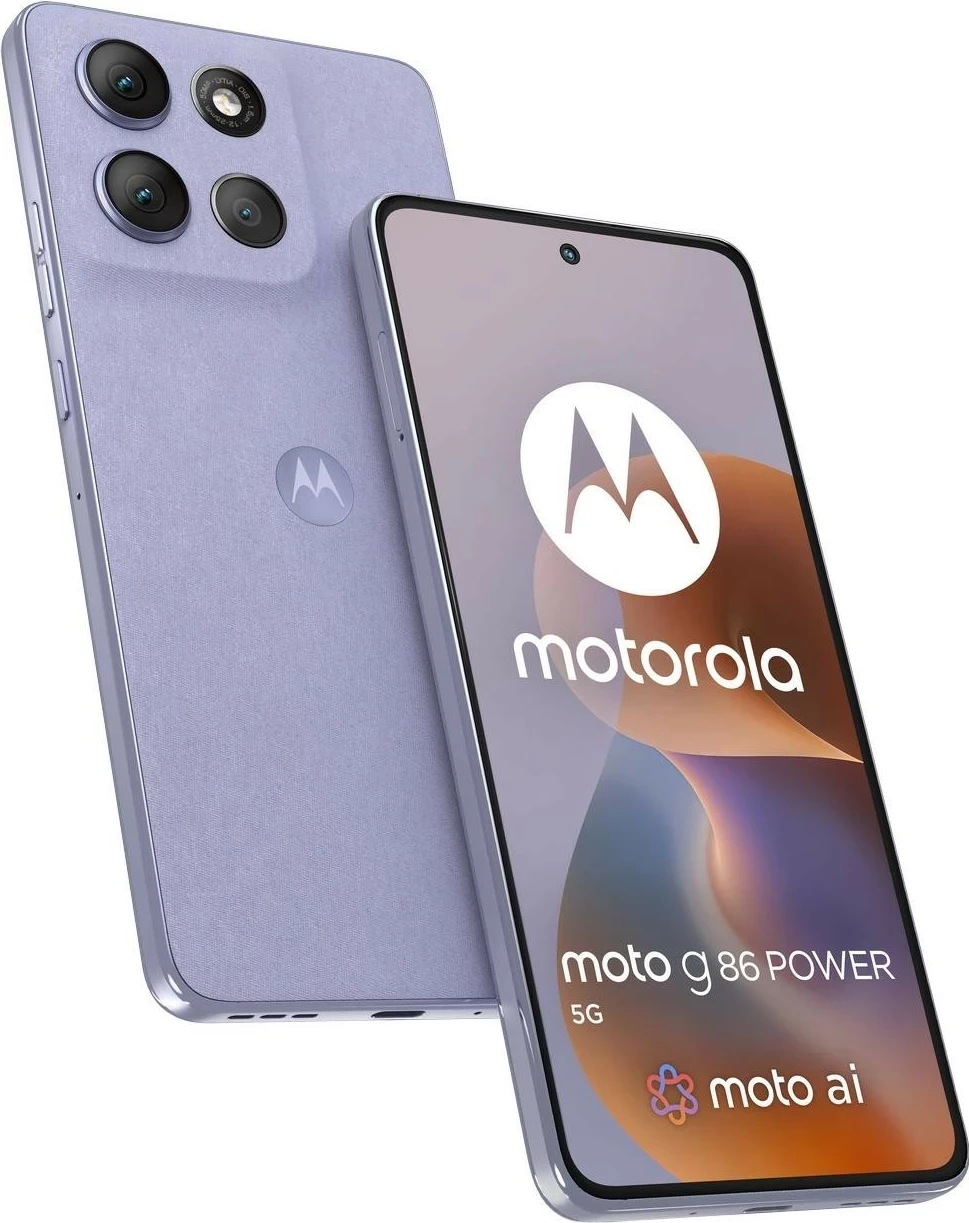 Pametni telefon Motorola Moto G86 5G, 12/256 GB, Cosmic Sky (Lilac Blue)