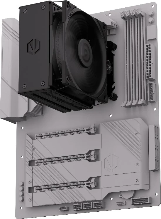 Sistem hlajenja procesorja Fera 5 Black ENDORFY