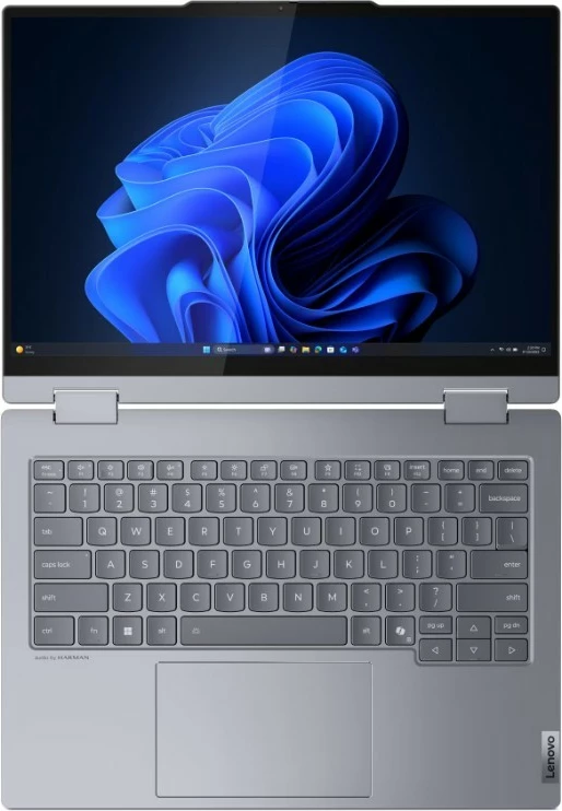 Prenosnik 2-v-1, 14" zaslon na dotik, Intel Core Ultra 5 225U, 16 GB RAM, 512 GB SSD, Luna Grey — Lenovo ThinkBook 14 G5