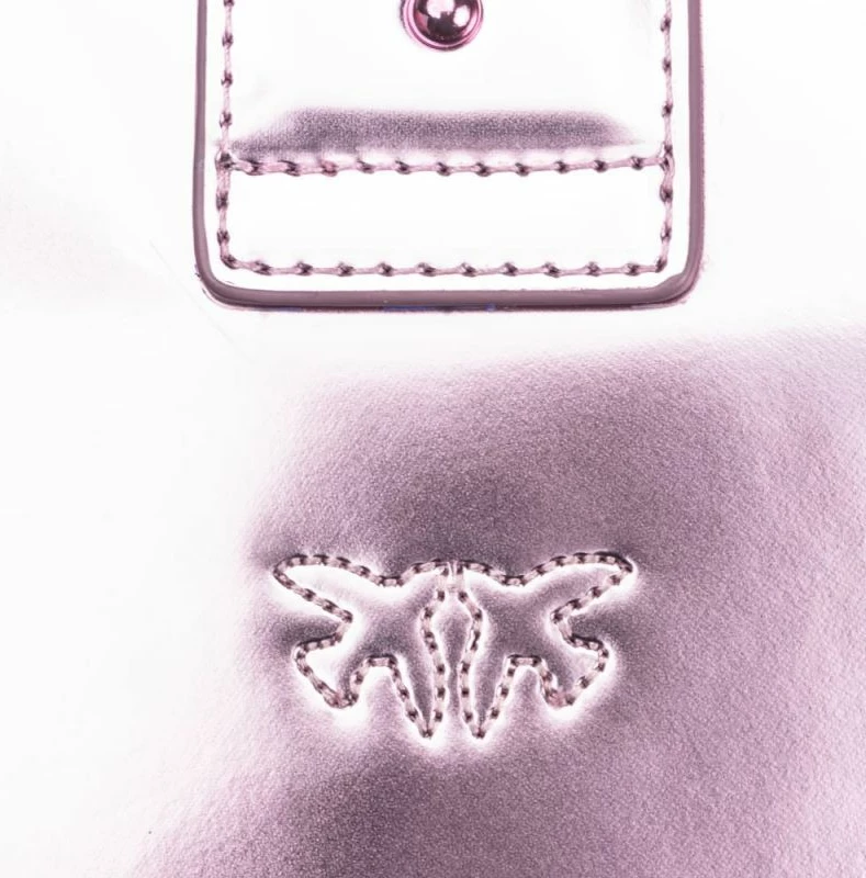 Majhna elegantna torbica Pinko, rožnata