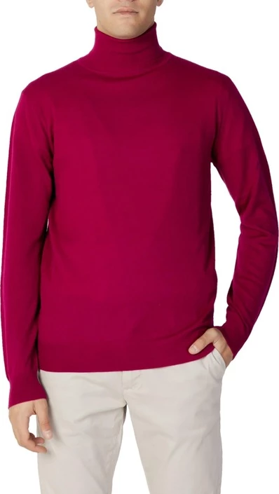 Roll-neck pulover Diktat za moške, rožnat