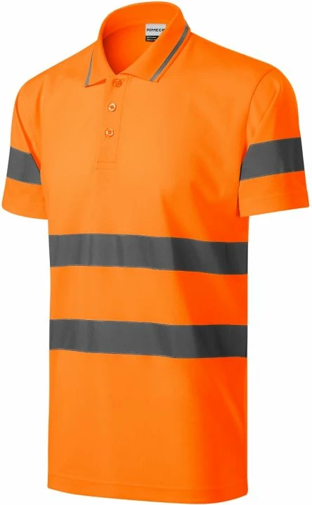 Reflektivna polo majica za moške Rimeck, fluorescenčna oranžna