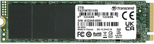 SSD M.2 1TB PCIe Gen3x4 NVMe 2280 Transcend