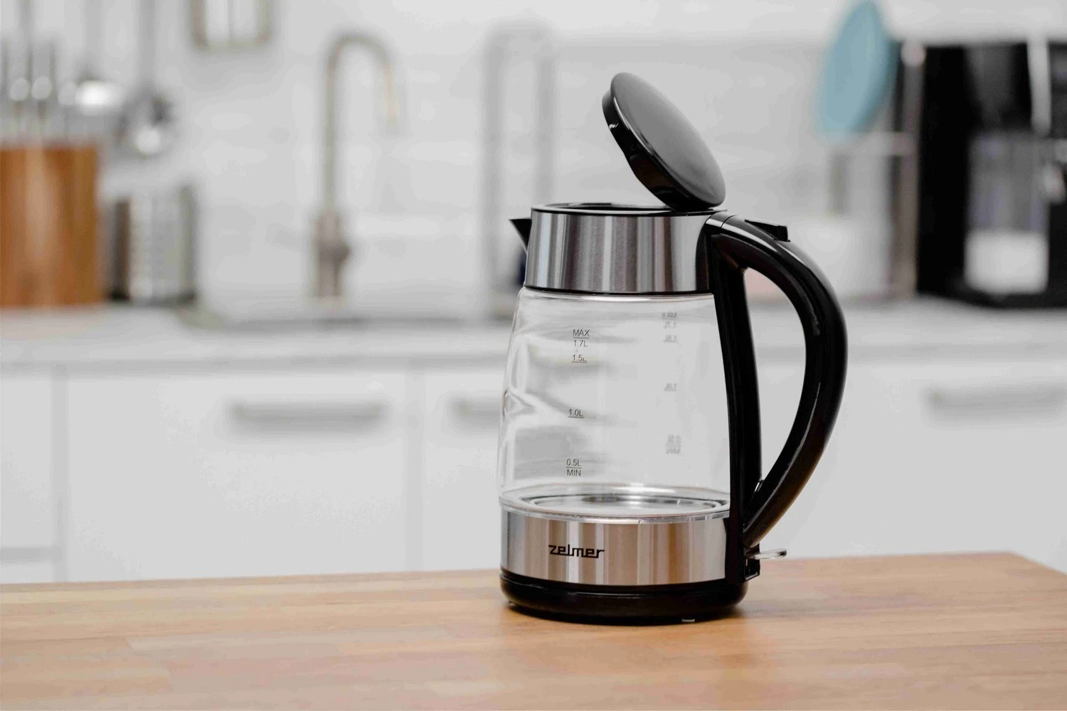 Električni čajnik Zelmer, srebrn