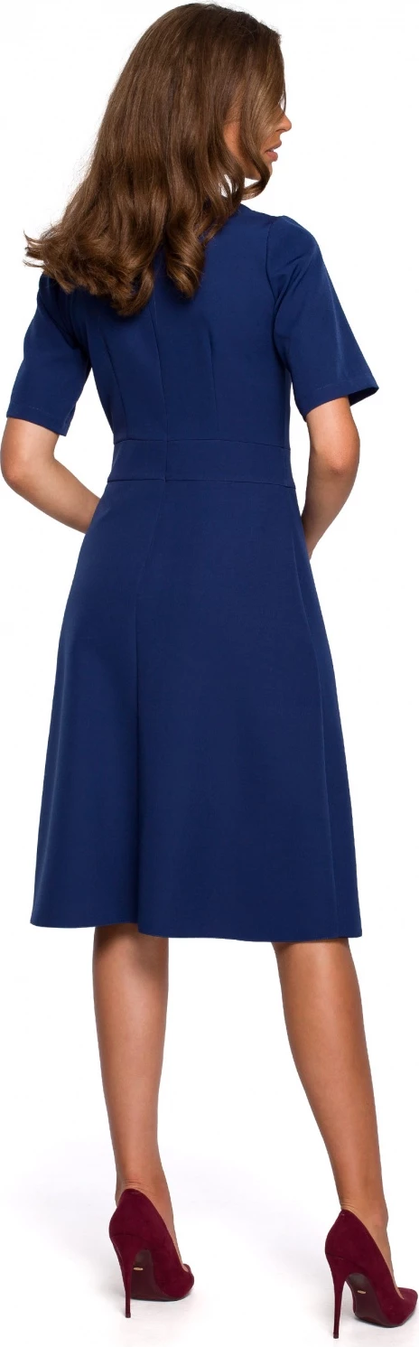 Elegantna obleka Stylove 149234, temno modra