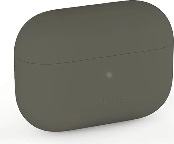 Zaščitni ovitek UNIQ Lino za AirPods Pro, silikon, siv