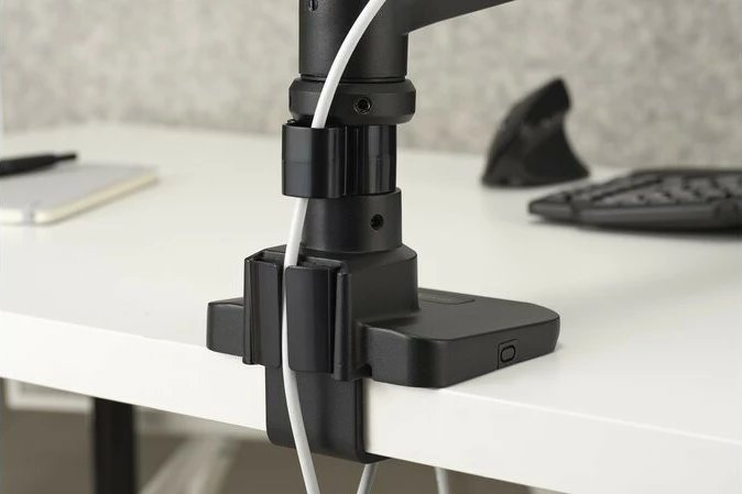 Ergonomski krog za zaslon SmartFit Premium Durable, Kensington, za mizo, do 49", črn