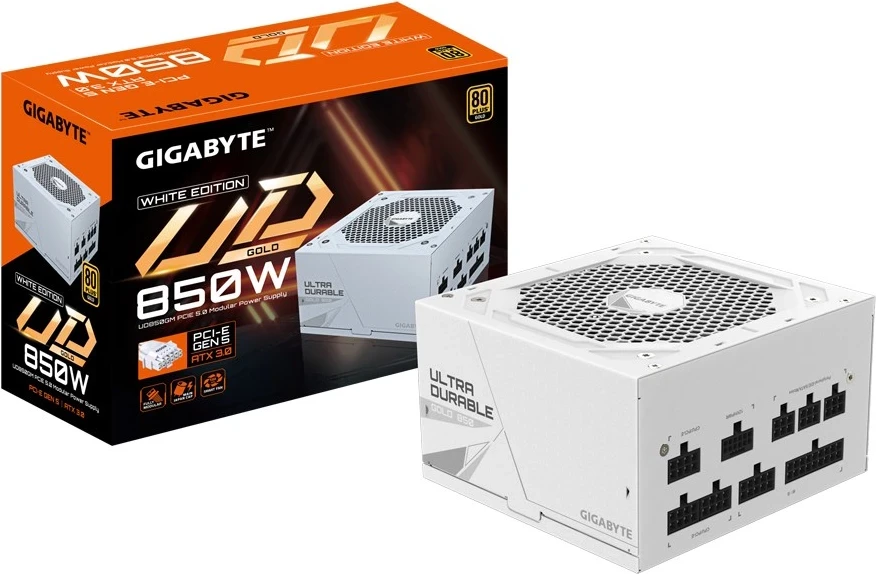 Napajalnik 850W 80+ Gold, Gigabyte GP-UD850GM PG5W