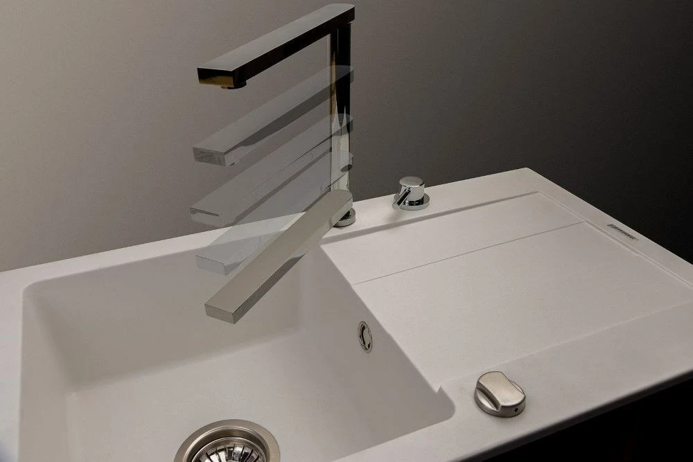 Kuhinjska armatura PYRAMIS SATELLITA 3/8', kovina, krom