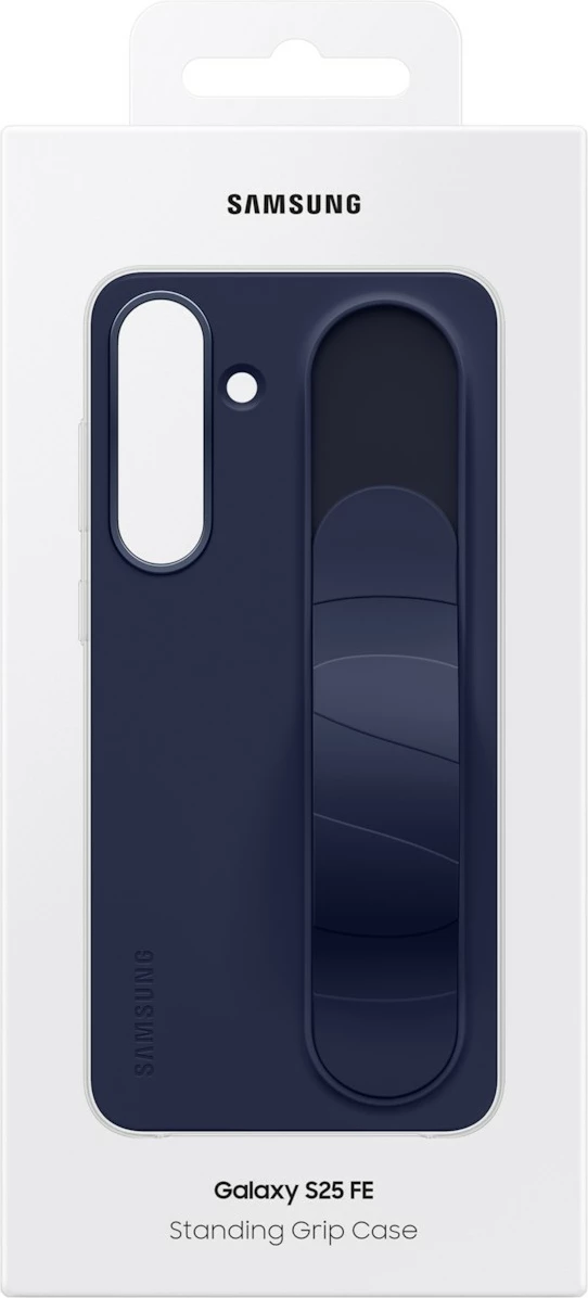 Ovitek za telefon Standing Grip Cover, Samsung Galaxy S25 FE, temno moder Ovitek za telefon Standing Grip Cover, Samsung Galaxy S25 FE, temno moder