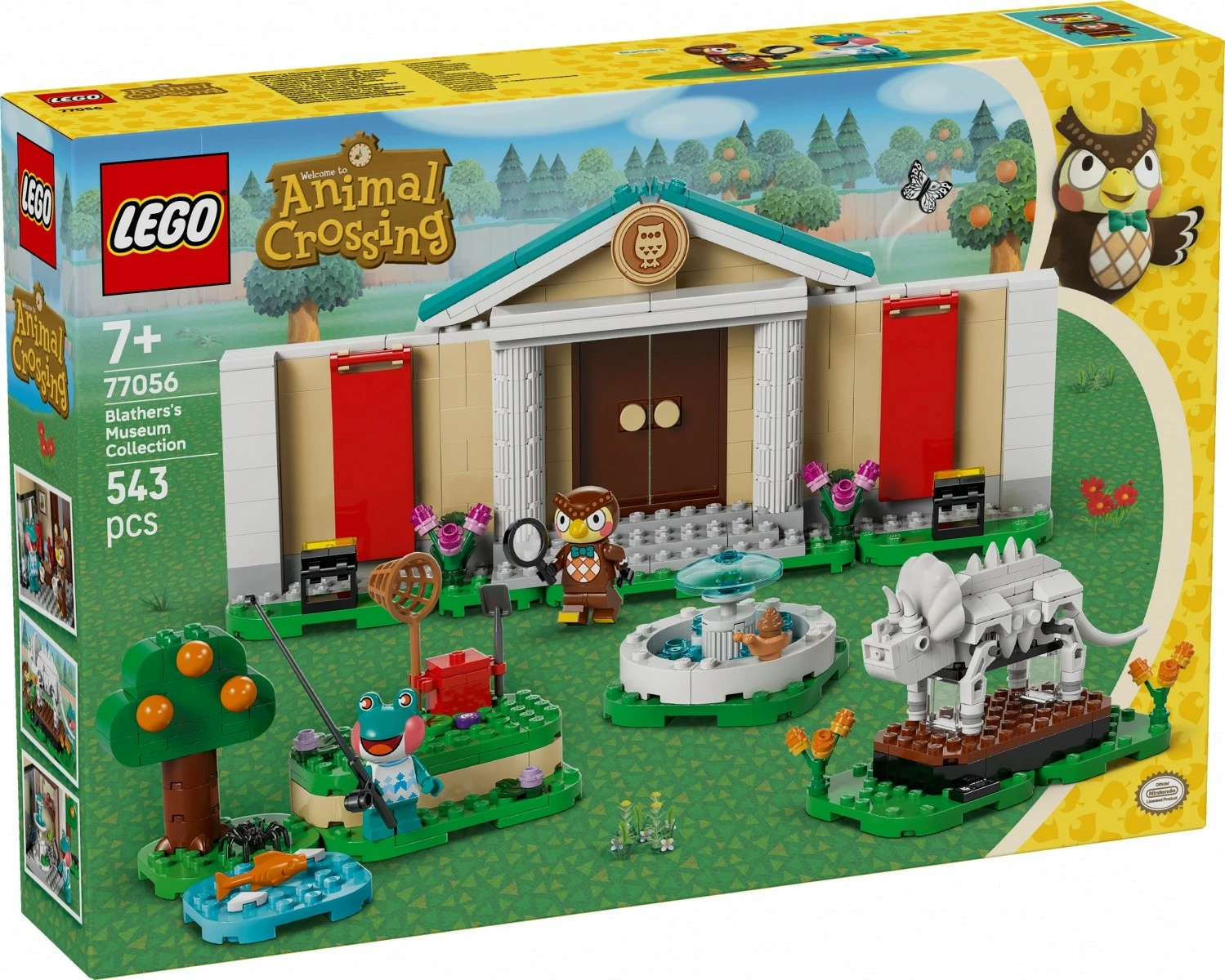 Gradbeni komplet zbirka muzeja z Blathers (Animal Crossing) LEGO 77056, 543 kosov