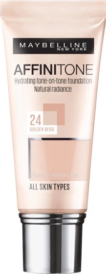 Vlažilni puder Affinitone Maybelline 24 Golden Beige, 30 ml