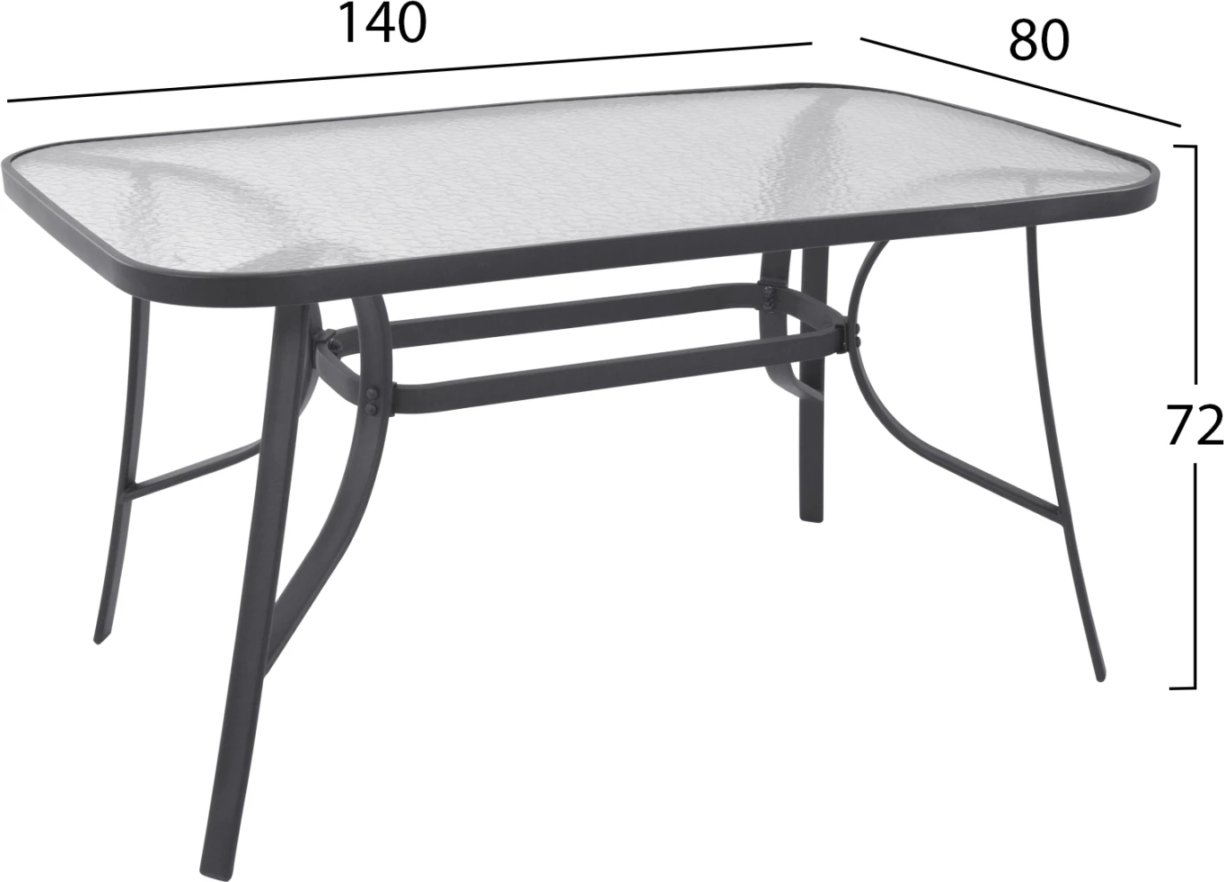 Komplet jedilne mize 5 kosov siva miza & 4 naslanjači sive barve