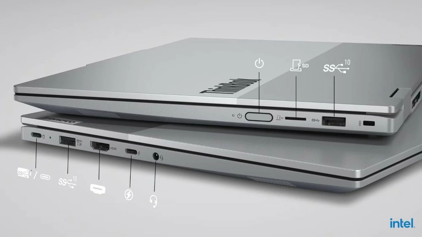 Prenosnik 2-v-1, 14" zaslon na dotik, Intel Core Ultra 5 225U, 16 GB RAM, 512 GB SSD, Luna Grey — Lenovo ThinkBook 14 G5