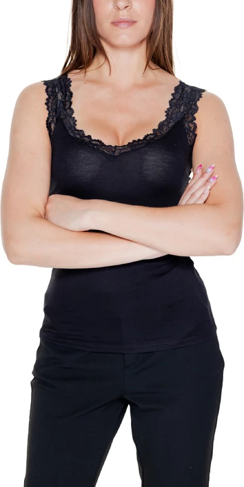 Majica brez rokavov za ženske Vero Moda, črna