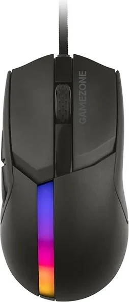 Maus Tracer GameZone COOL, RGB, 12.000 dpi, črn