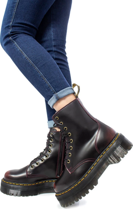 Škornji za ženske Dr. Martens, bordeaux