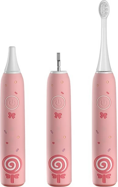 Sonična zobna ščetka za otroke, Concept KIDO SMILE ZK6010, 5–9 let, roza, komplet s 4 glavi Sonična zobna ščetka za otroke, Concept KIDO SMILE ZK6010, 5–9 let, roza, komplet s 4 glavi