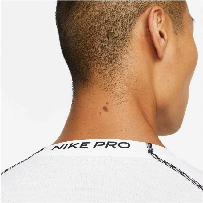 Termoaktivna majica Nike Pro Dri-FIT za moške, bela