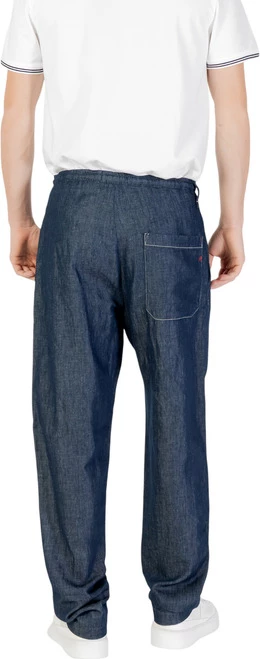 Hlače Replay za moške, modre