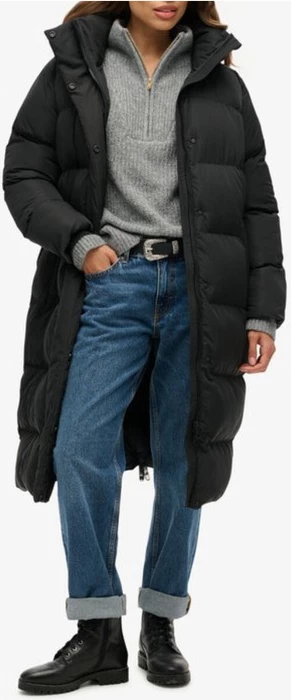 Jakna Superdry ženska, črna