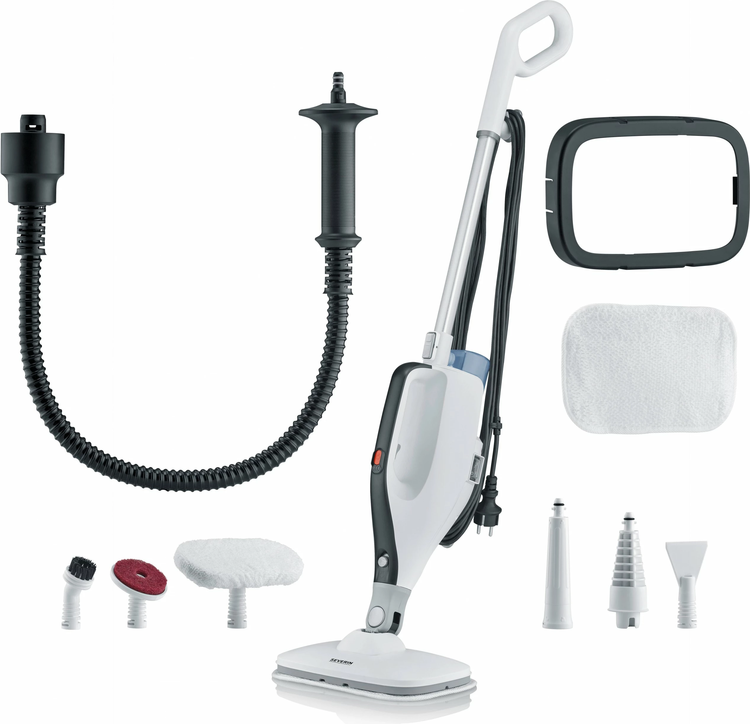 Sesalnik brez vrečke Severin SC 7145, suh in mokro čiščenje, bel