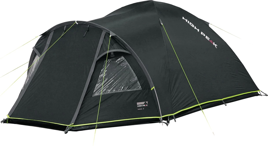 Šotor za 3 osebe High Peak Talos 3, grafitno zelen