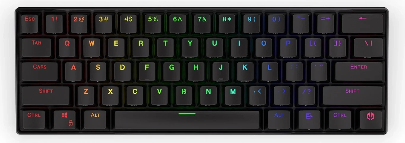 Mehanska igralna tipkovnica Endorfy, črna