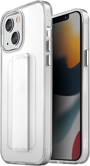 Ovitek za telefon UNIQ Heldro za iPhone 13, prozoren, z zapestnim trakom
