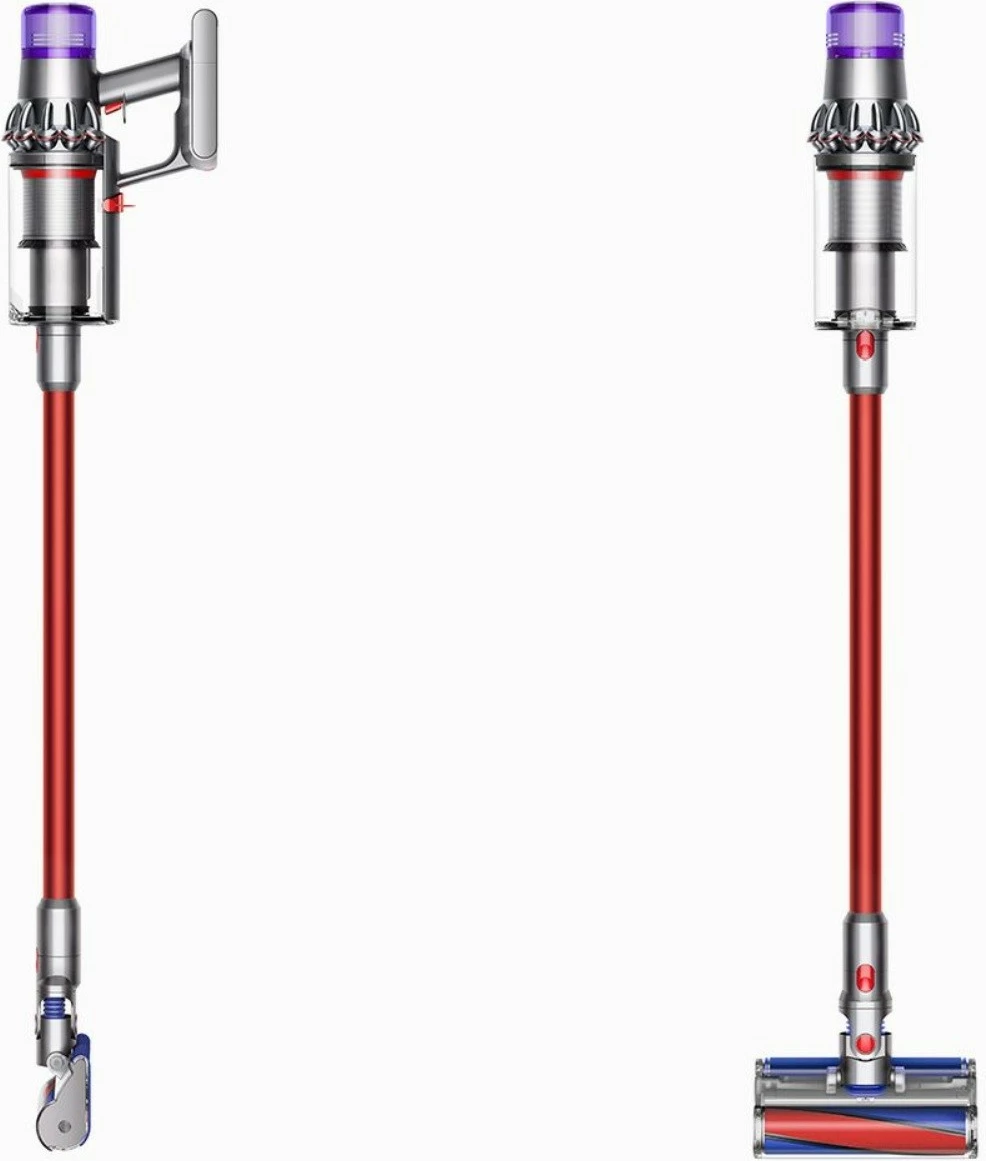 Brezžični sesalnik, Dyson V11 Fluffy, 0,76 L, 60 min, nikljevo-rdeč