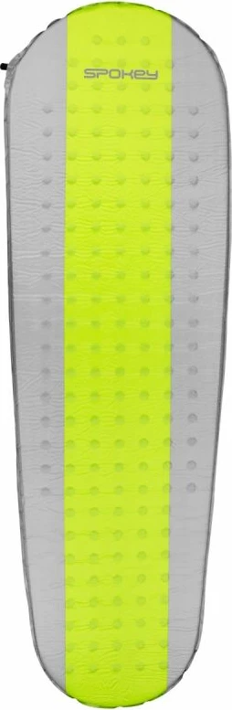 Napihljiva samonapihljiva podloga za spanje Spokey Air Mat, zelena in siva