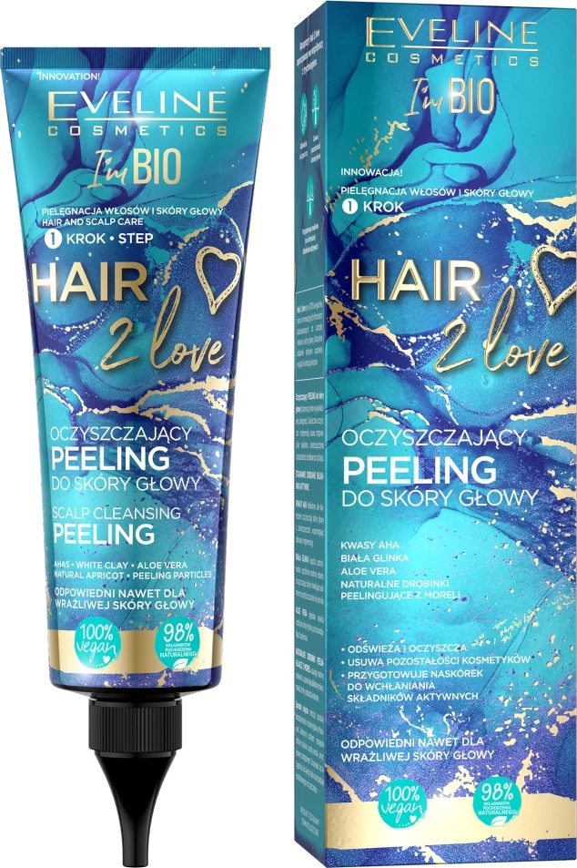 Piling za lasišče Eveline Cosmetics Hair 2 Love, 125 ml