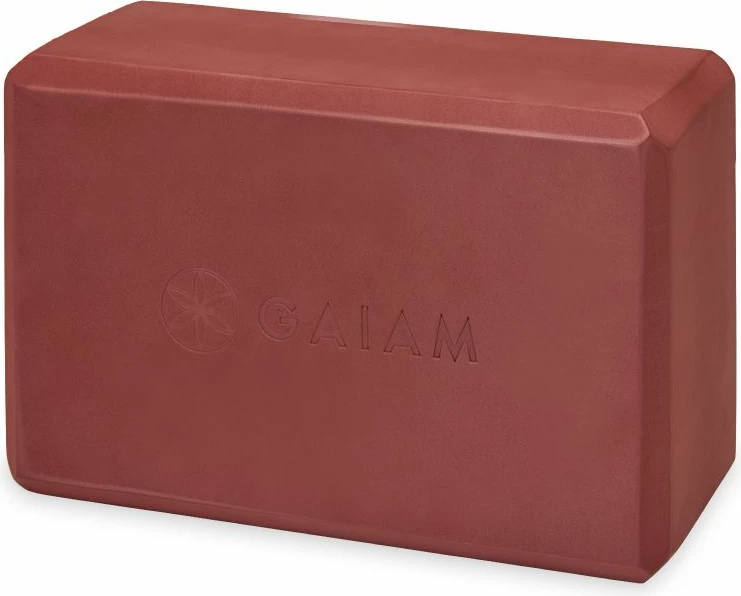 Joga blok GAIAM, rdeče-rjava