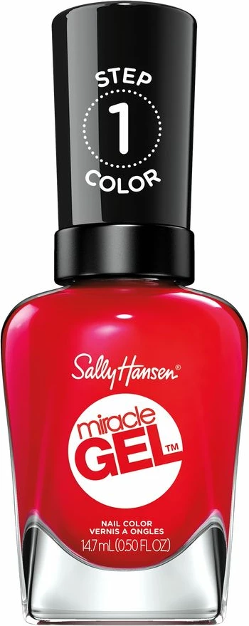 Lak za nohte z gel učinkom Miracle Gel 470 Red Eye, Sally Hansen, 14,7 ml